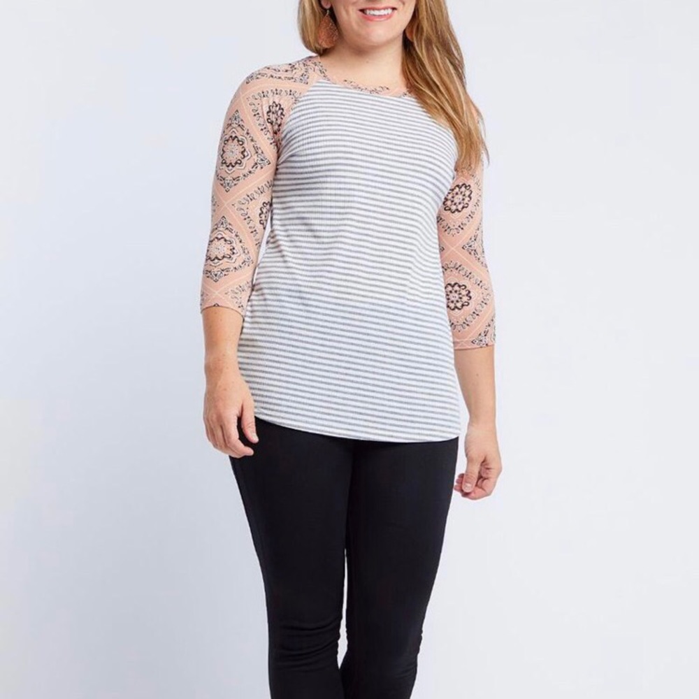 Piphany Monrovia Baseball Tee